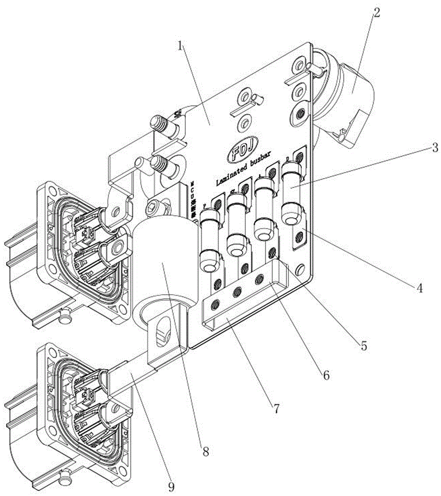 一种车载控制器复合母排上的多槽位熔断器的制作方法