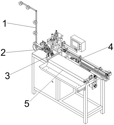 一种拉链布带机械手超声波热熔切断机的制作方法