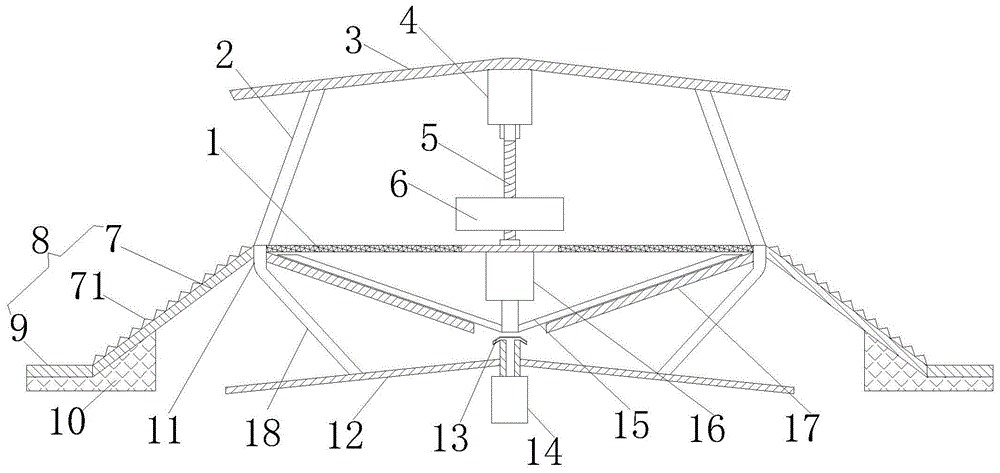 一种水域养鸭用休息台的制作方法