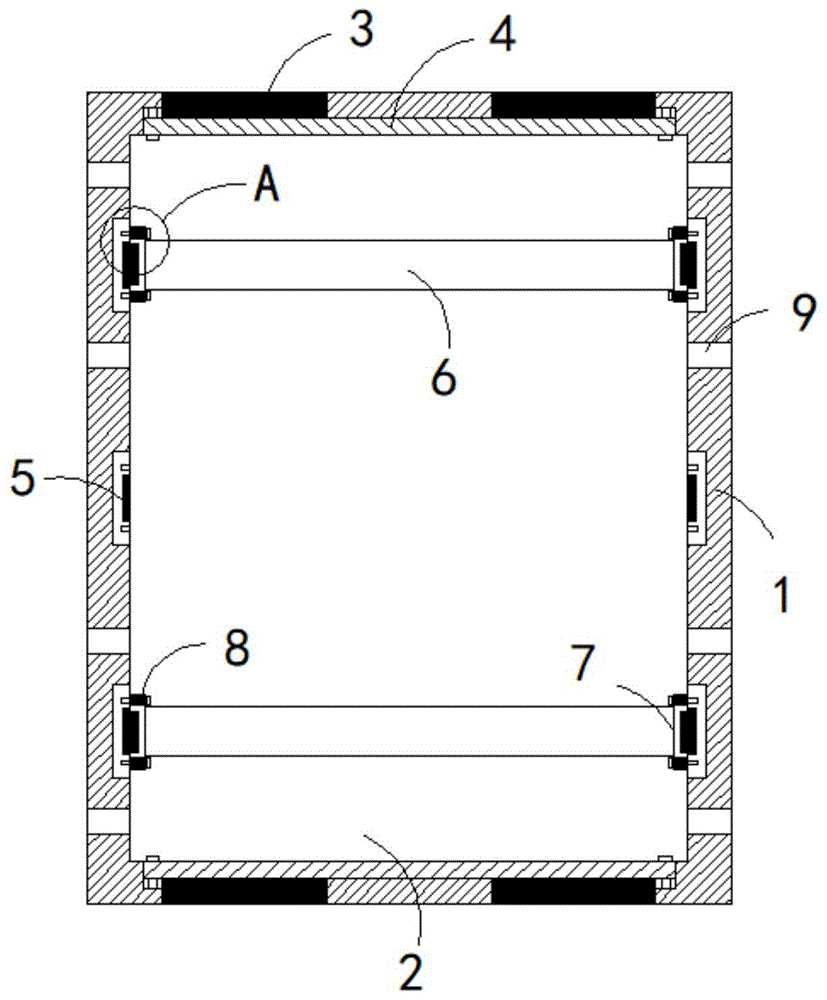 一种建筑用磁性连接铝合金模板的制作方法