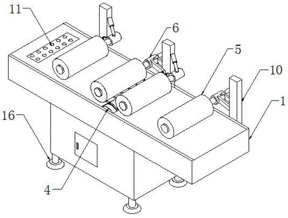 一种半导体晶圆切割支撑板拉丝机的制作方法