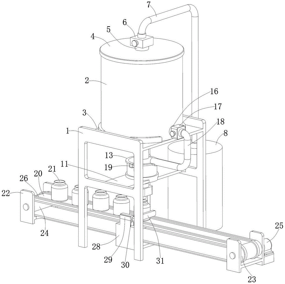 一种化工用品自动灌装机的制作方法