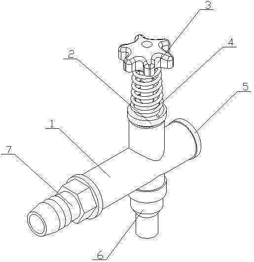 一种按压式螺旋高压射流调节器的制作方法