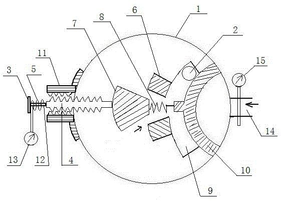 套管外环空采集器挤压力-流量关系曲线的地面标定装置的制作方法