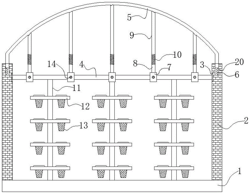 一种铁皮石斛培养用温室大棚的制作方法