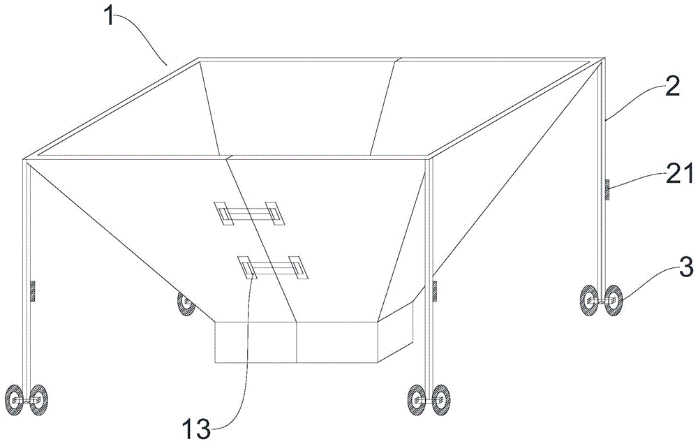 一种工程施工用土方回填漏斗车的制作方法