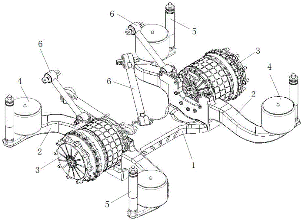 轮毂电机驱动桥装置的制作方法