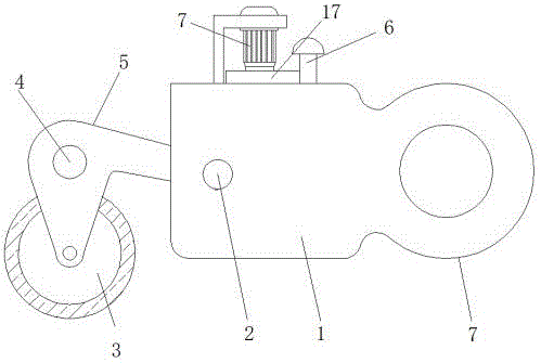 一种标签印刷设备的压纸滚轮结构的制作方法