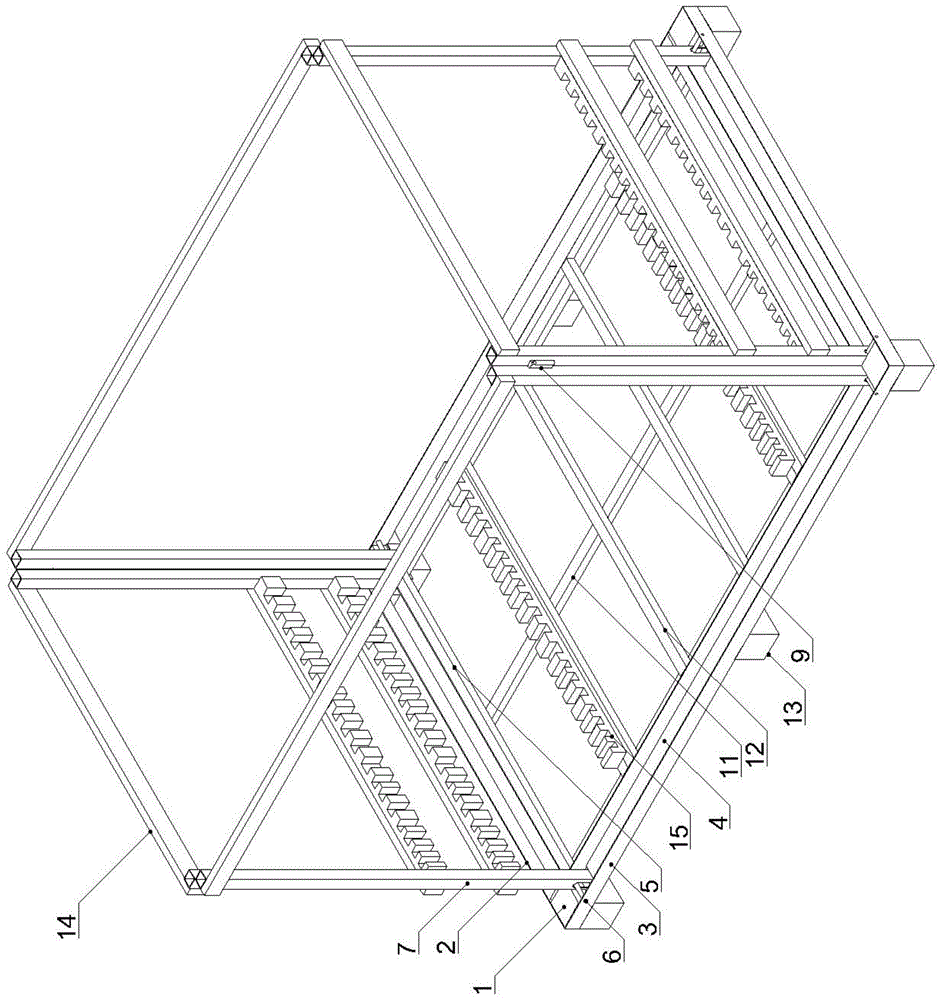 组件可折叠的包装框架的制作方法