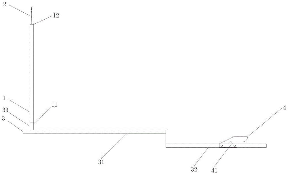 一种便携式固定于铁路钢轨上的软隔离支架的制作方法