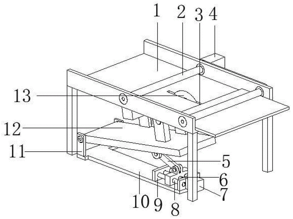 一种木柜生产过程中的自动切割装置的制作方法