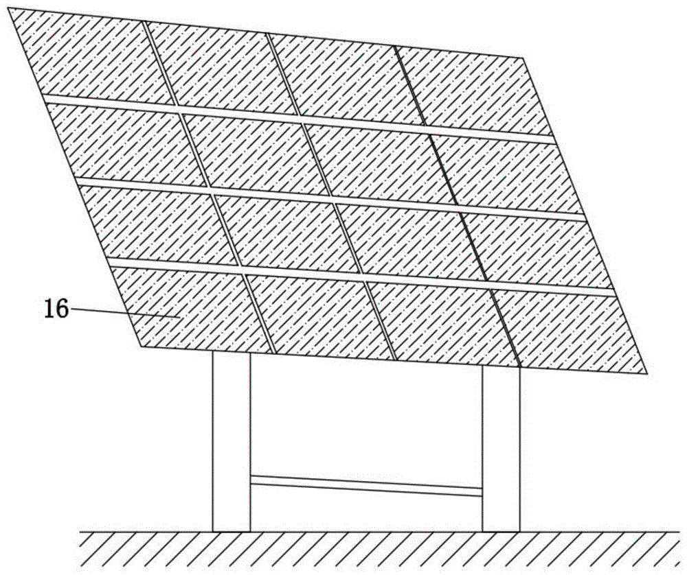 一种太阳能电板的升降结构的制作方法