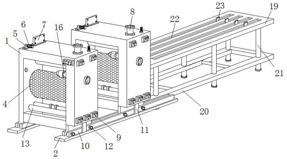 具有二道压线机构的纸箱板深度压线印刷机的制作方法