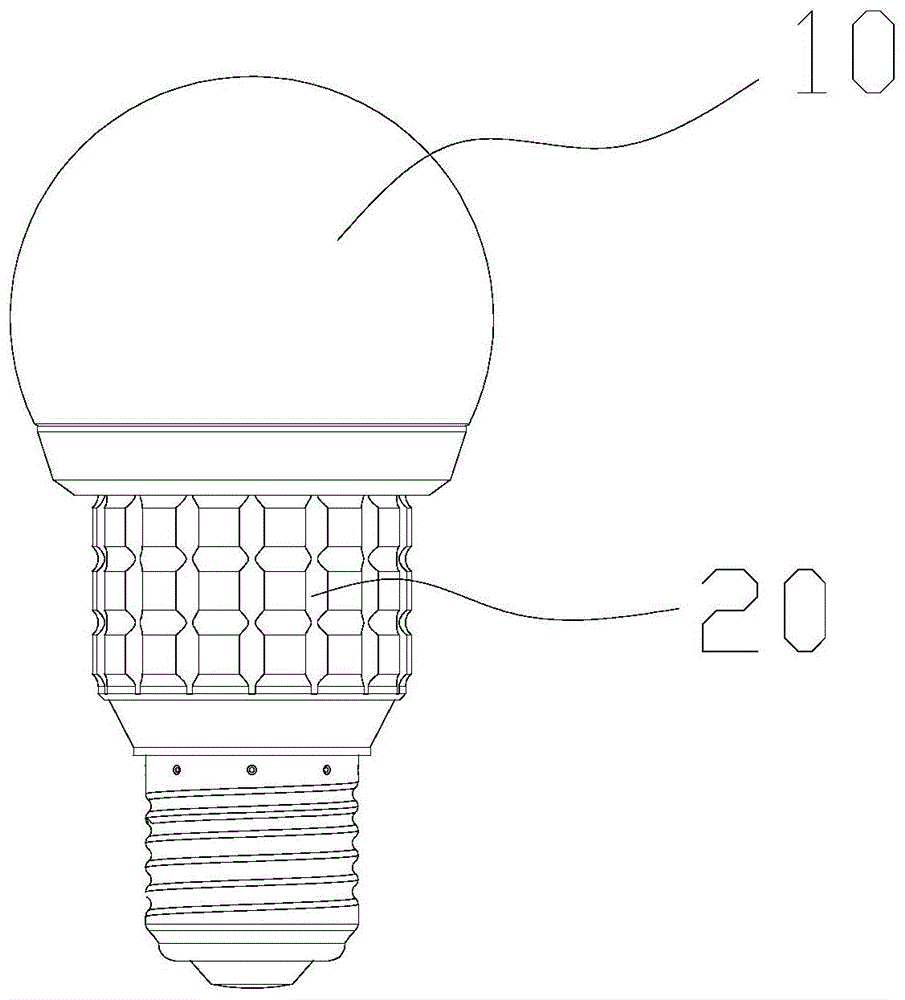 一种新型球泡灯具结构的制作方法