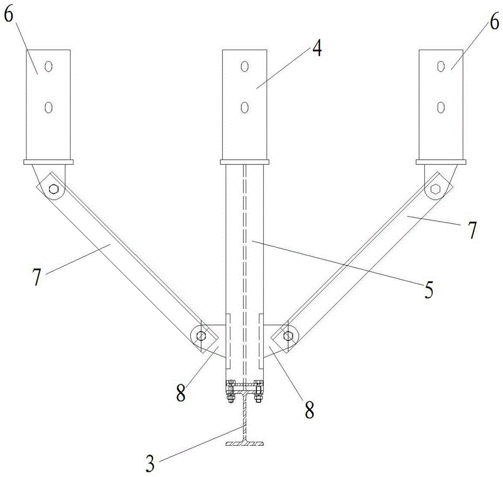 一种镂空激光切割铝板天窗吊挂夹具的制作方法