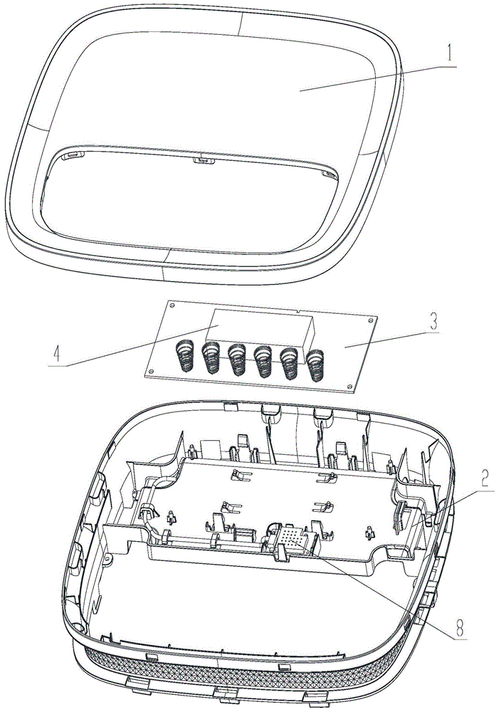 面盖组件及空气净化设备的制作方法