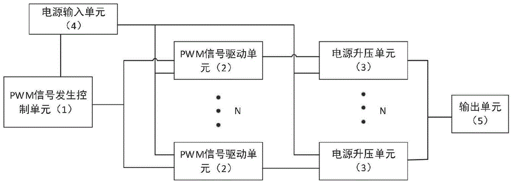 一种音频功率放大器的多相升压电源电路的制作方法