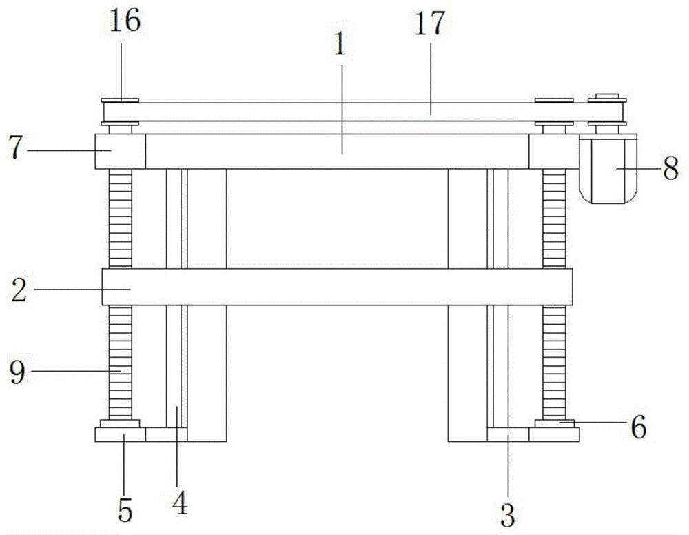 一种焊接装置的横梁升降机构的制作方法