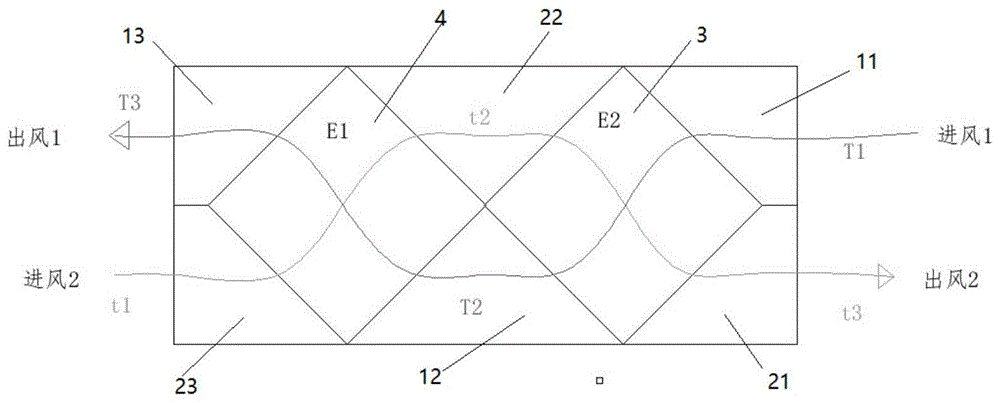 一种等效板翅热回收芯体的制作方法