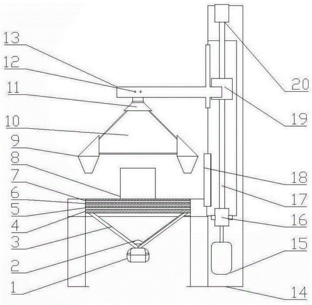 一种一次成型的多面LCD光源3D打印装置的制作方法