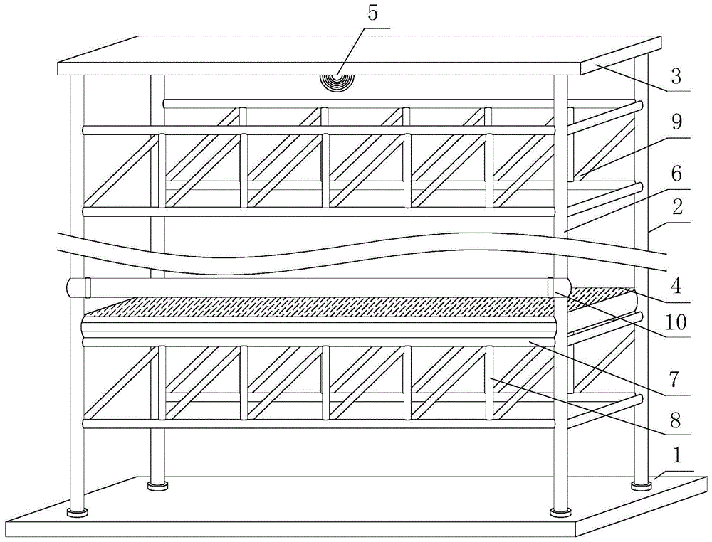 一种具备安全防护设施的建筑工程用脚手架的制作方法