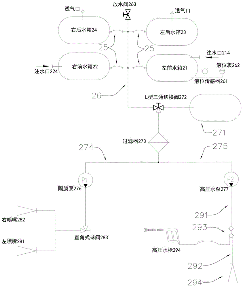 一种高效装水量的扫地车的制作方法