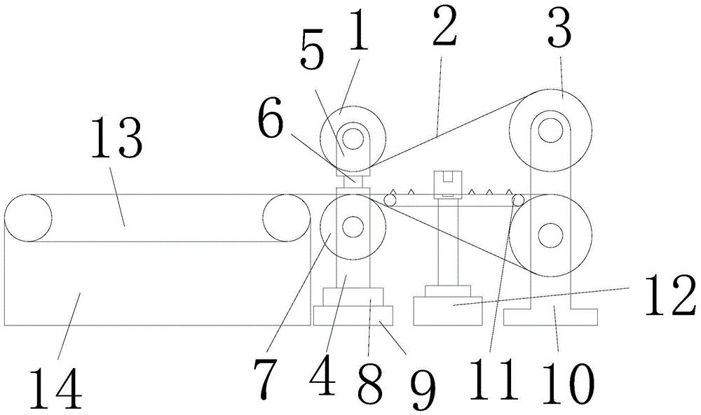 一种墙板高效覆膜机的制作方法