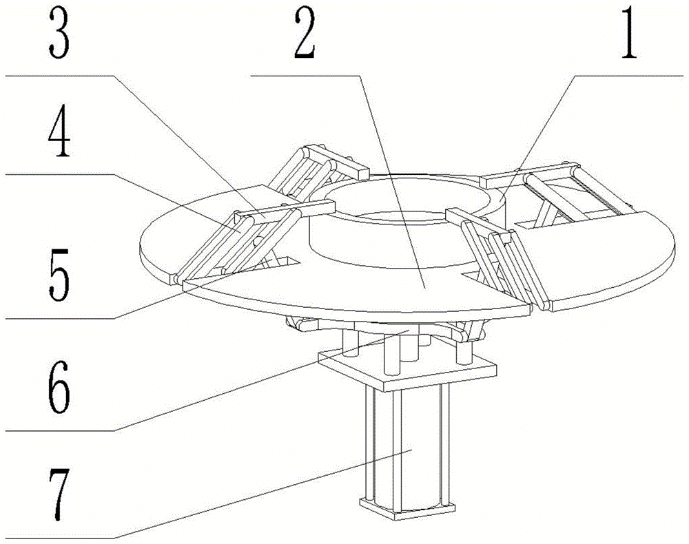 商用车行星齿轮加工流水线的夹具结构的制作方法