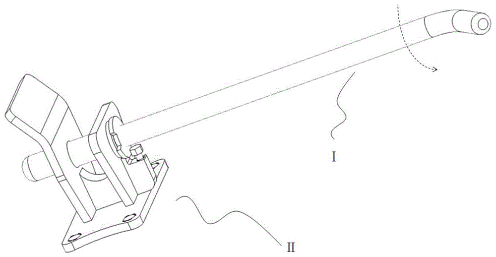 一种连接物料架与拖车的锁紧结构的制作方法