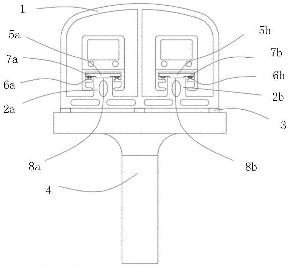 一种腹板开孔的单箱双室高架磁浮交通结构的制作方法