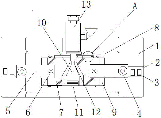 一种模具生产用浇头模热内切结构的制作方法