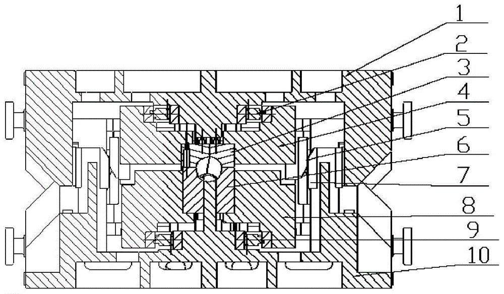 一种变截面异形管件冲压卷圆模具结构的制作方法