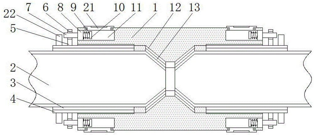 一种石油开采用管道接头防漏装置的制作方法