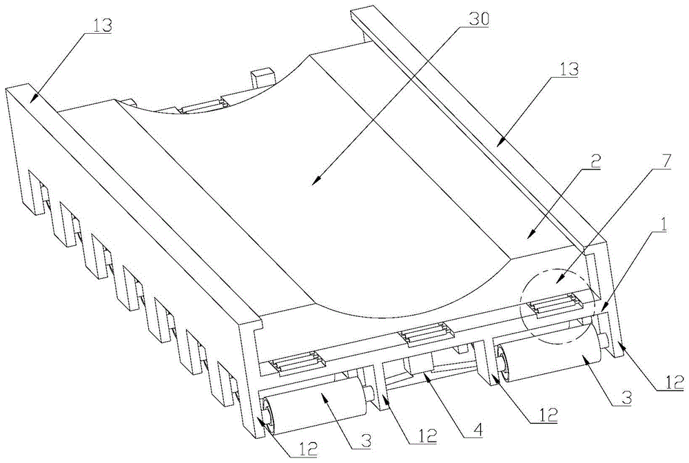 一种盾构机平面滑行推进装置的制作方法