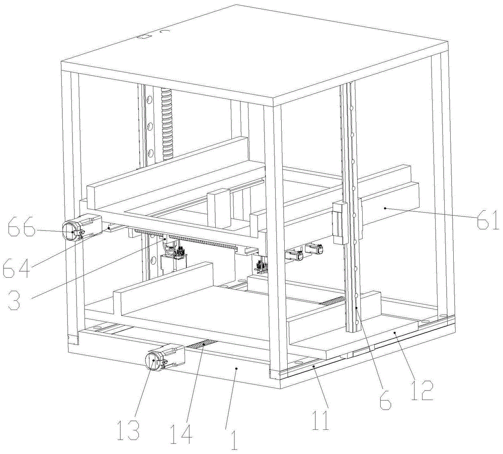 一种3D增材运动系统及其方法与流程