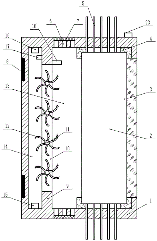 一种电梯应急显示终端的散热系统的制作方法