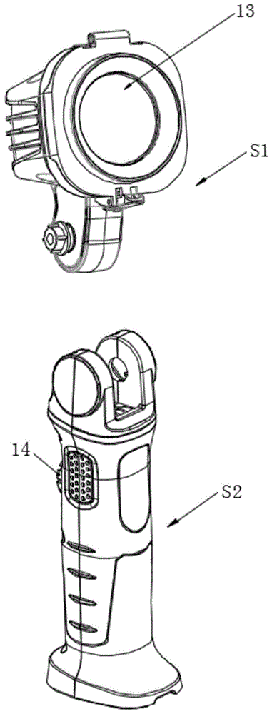 一种具有UV光源和普通光源的LED工作灯的制作方法