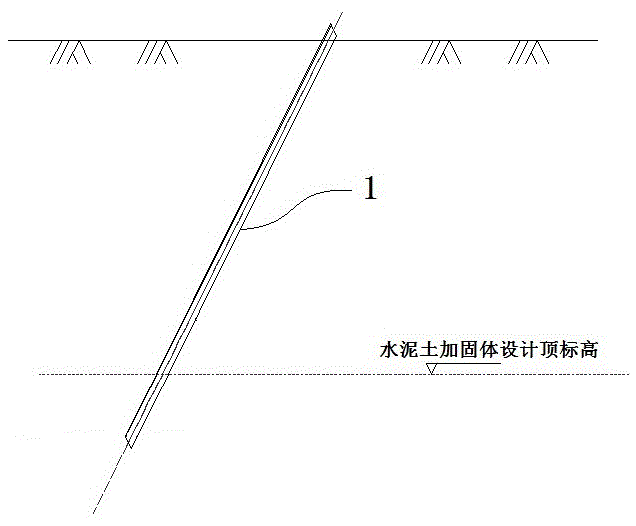 利用刚性插入件形成斜向受力体的施工方法与流程