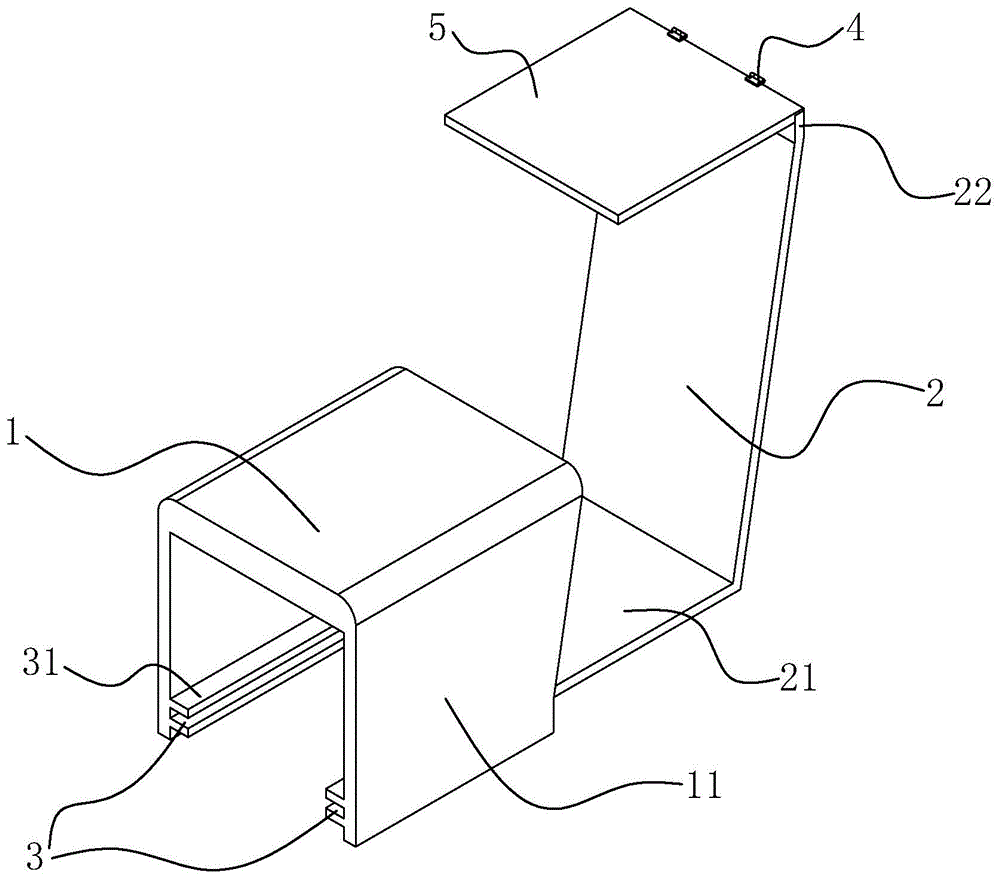 一种集桌椅于一体的椅子的制作方法