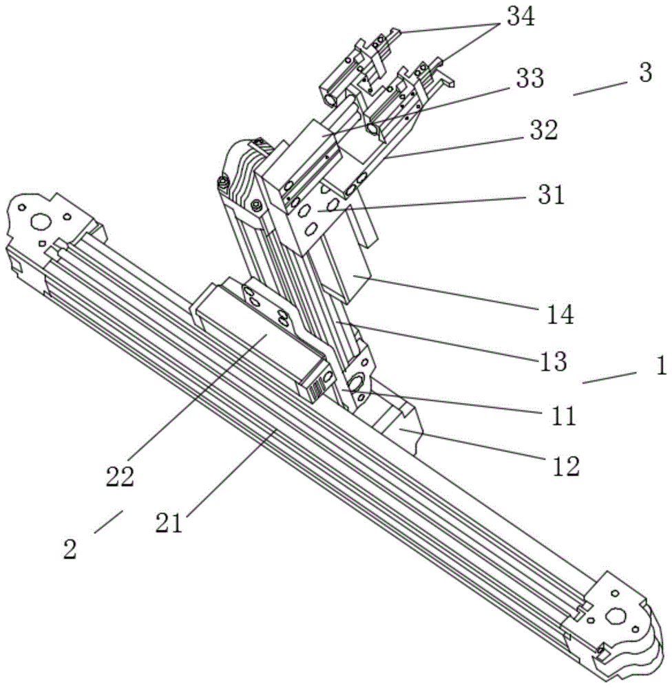 分线绞线与T2钩针间的搬运入勾针结构的制作方法
