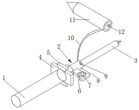 一种推进式单翼输液针头的制作方法