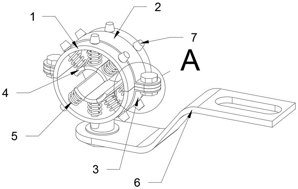 一种基于汽车空调管路的尼龙管夹结构的制作方法