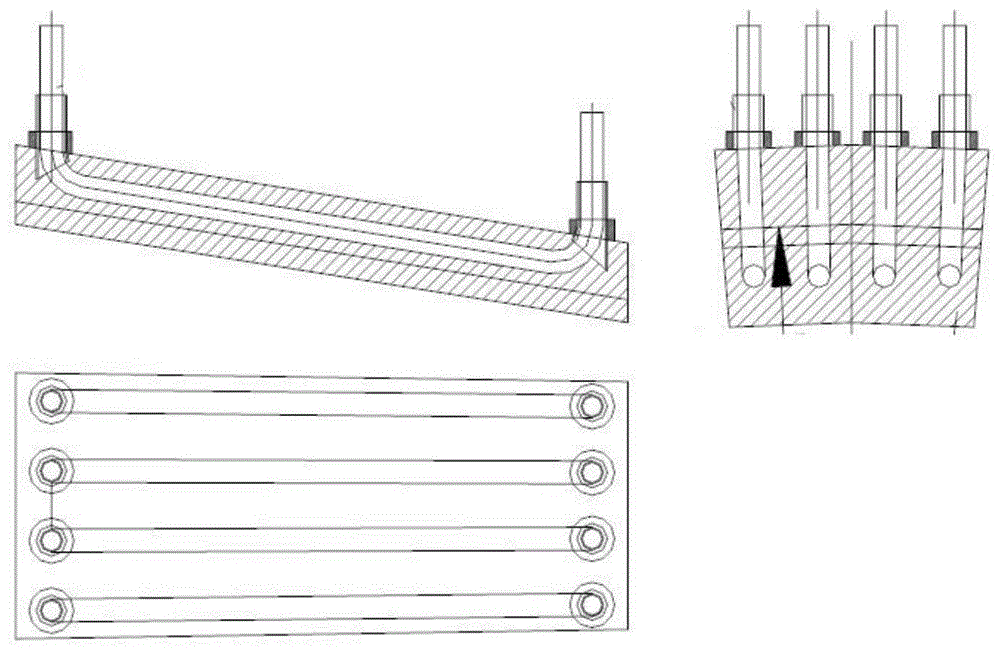 一种炼铁高炉冷却壁异形钢管对装工装的制作方法