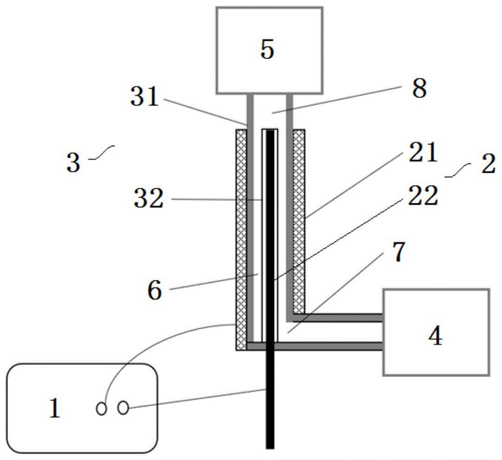 一种测汞用基体干扰消除的介质阻挡放电装置的制作方法