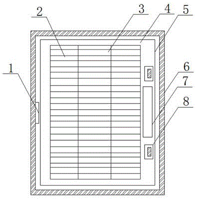 一种超白双银内置百叶中空玻璃的制作方法