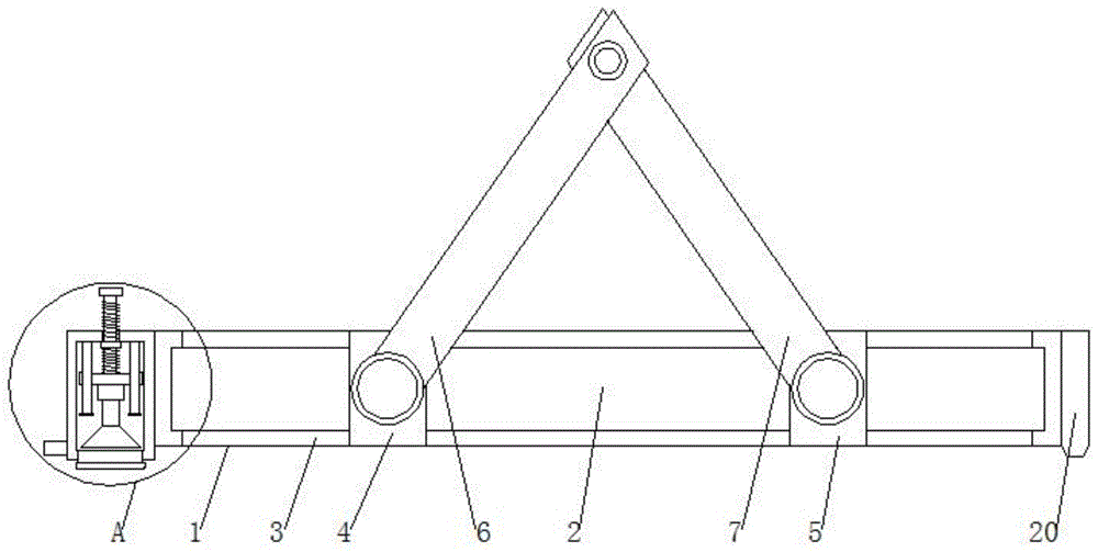 一种数学教学用多功能尺的制作方法