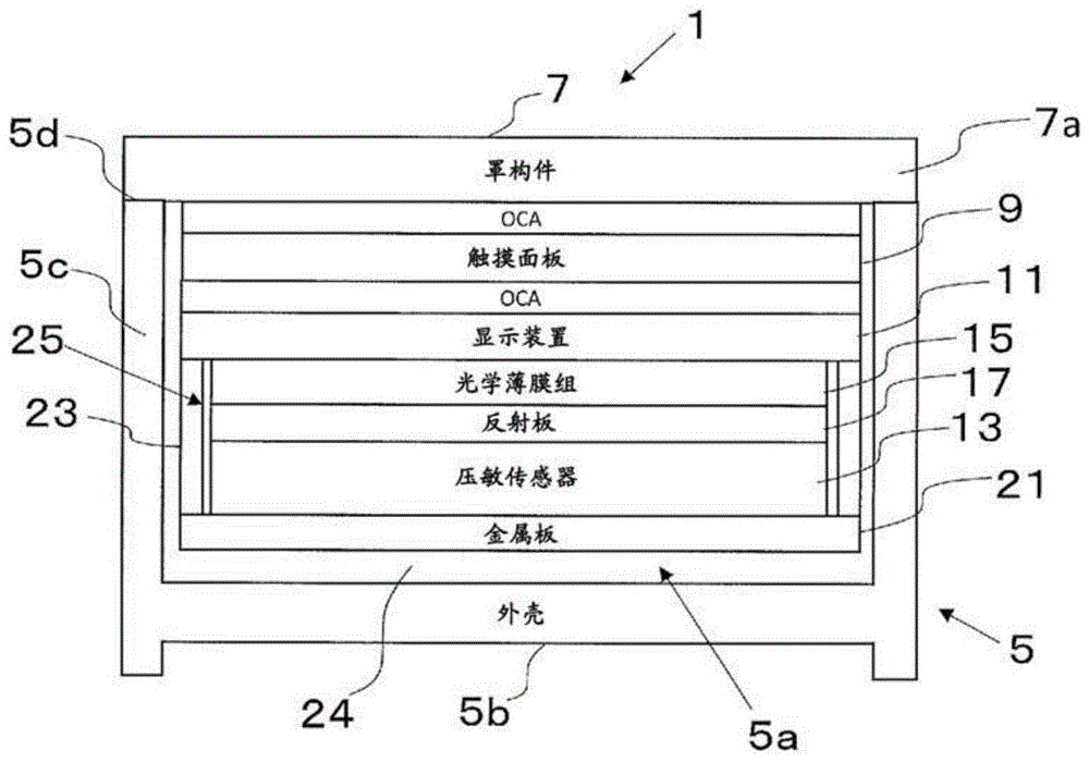 压力检测装置及信息输入装置的制作方法