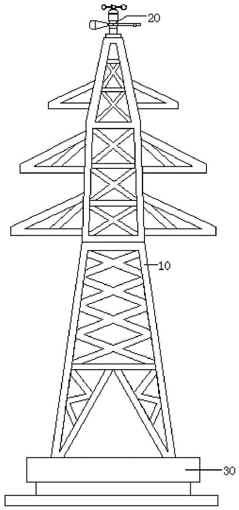 一种可倾斜调节的防风电塔的制作方法