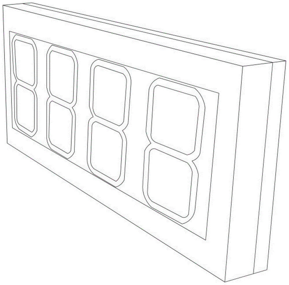 一种户外LED油价牌的制作方法