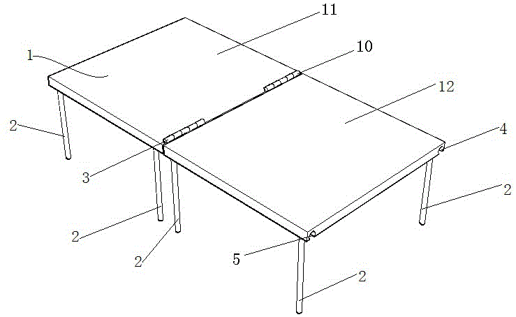 一种可以折叠的桌子的制作方法